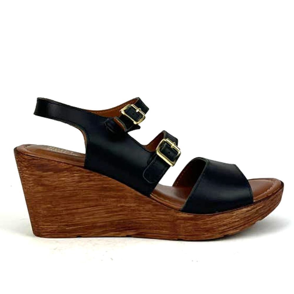 New Bella Vita Women Shoes Leather Sandals Open Toe Black Slingback Shoes US 10 - Picture 2 of 7